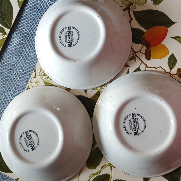 Vintage Wild Oats Stonehenge Midwinter England Stoneware Cereal Bowl Wedgwood - Picture 6 of 10